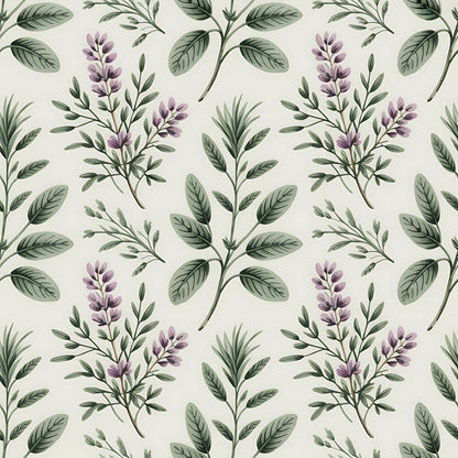 Rosemary Wreaths Pattern 25 Minky Fabric