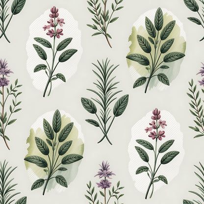 Rosemary Wreaths Pattern 26 Minky Fabric