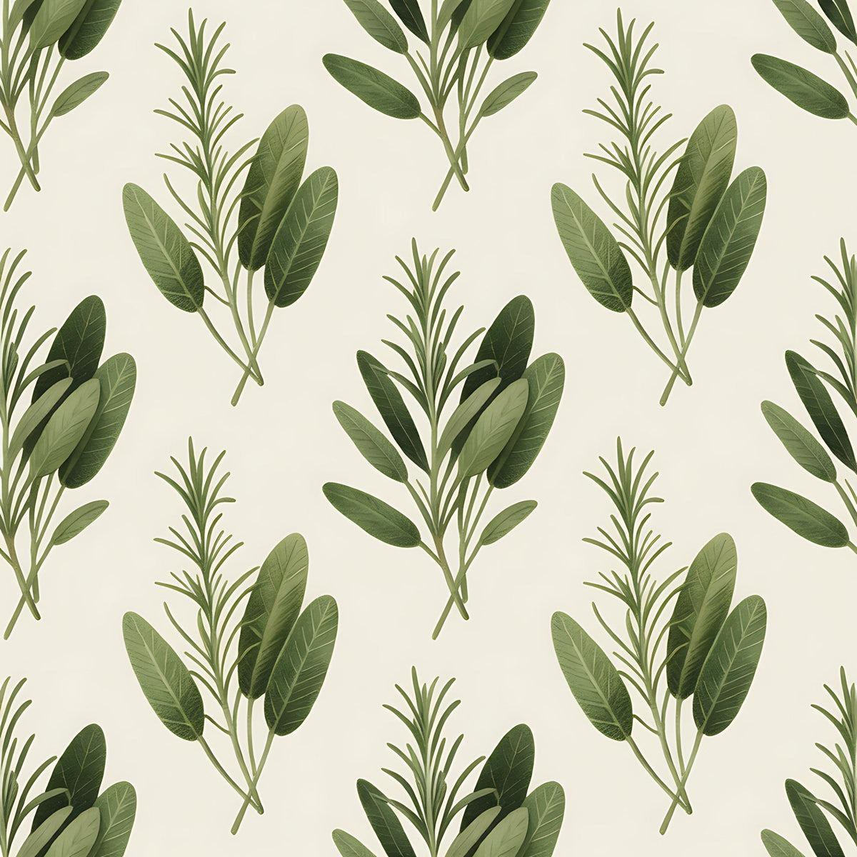 Rosemary Wreaths Pattern 27 Minky Fabric