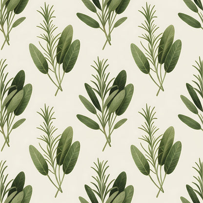 Rosemary Wreaths Pattern 27 Minky Fabric