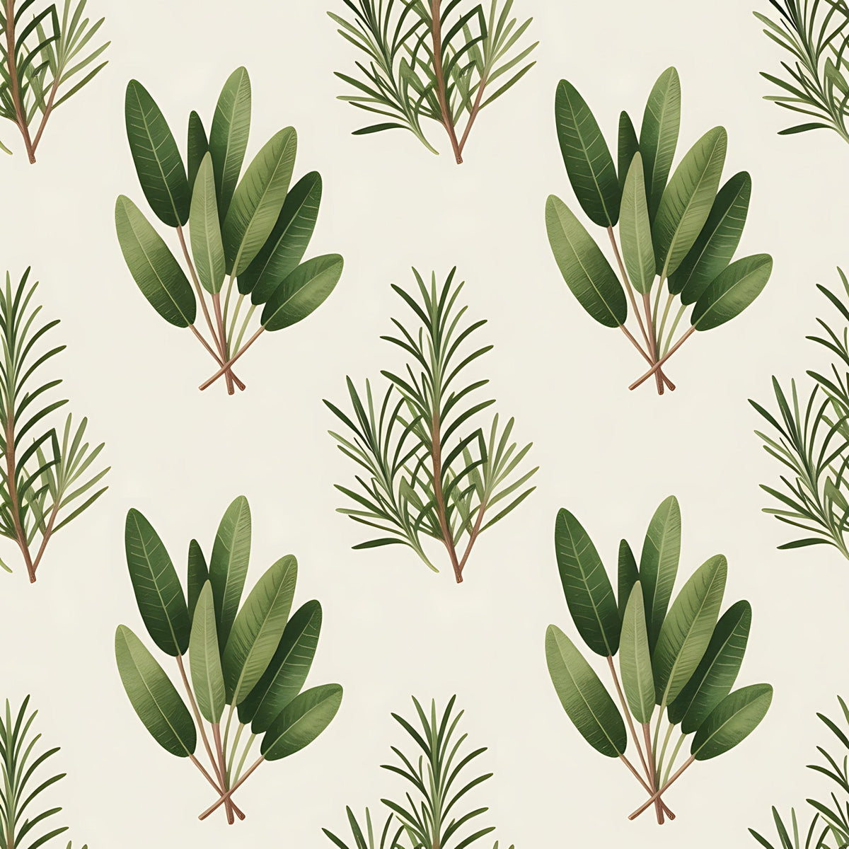 Rosemary Wreaths Pattern 28 Minky Fabric