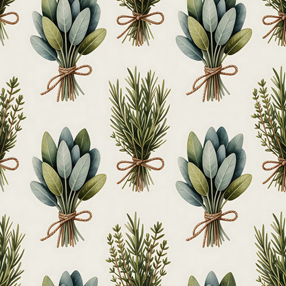 Rosemary Wreaths Pattern 32 Minky Fabric