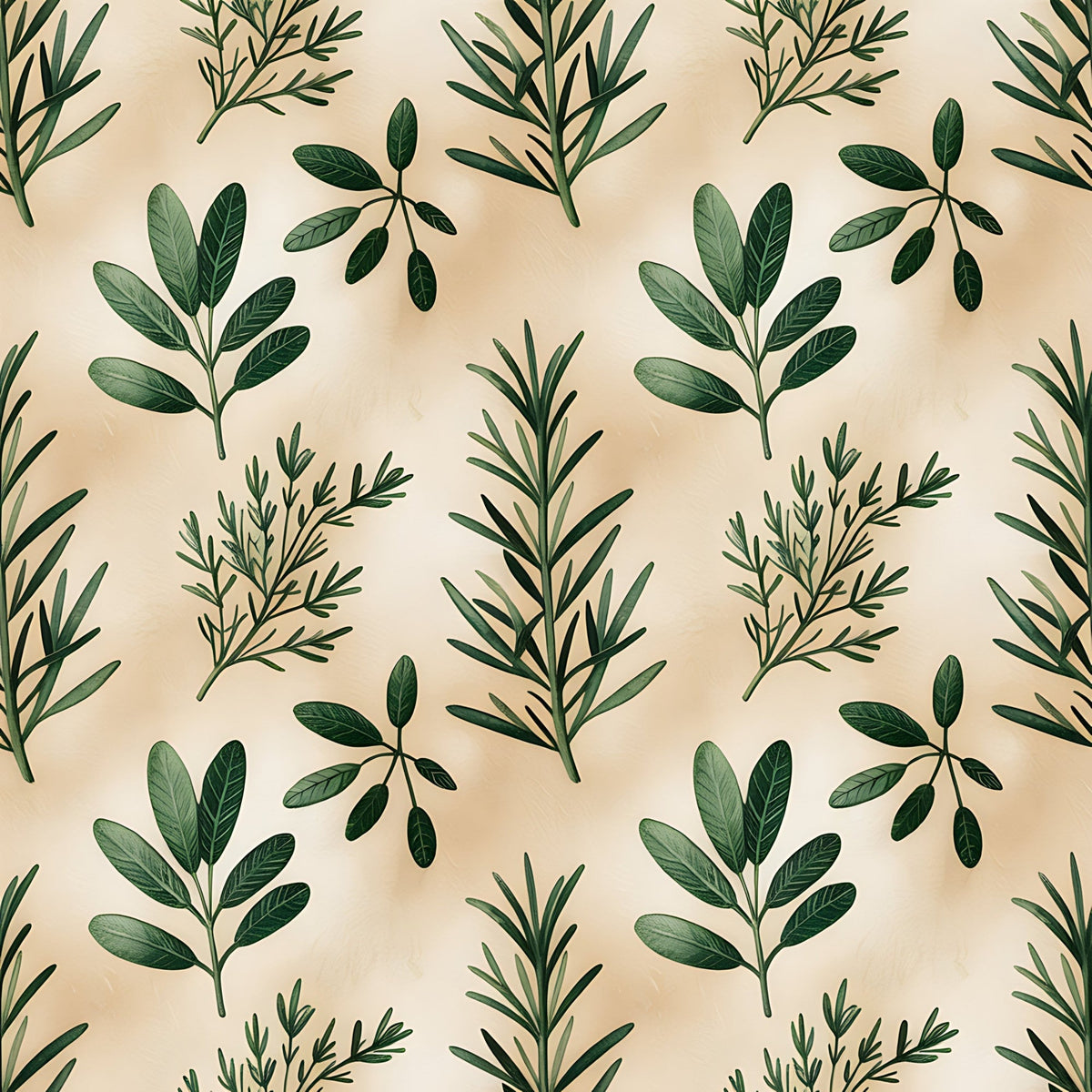 Rosemary Wreaths Pattern 35 Minky Fabric