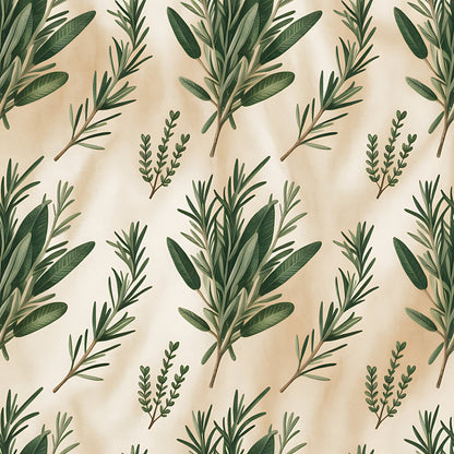 Rosemary Wreaths Pattern 36 Minky Fabric
