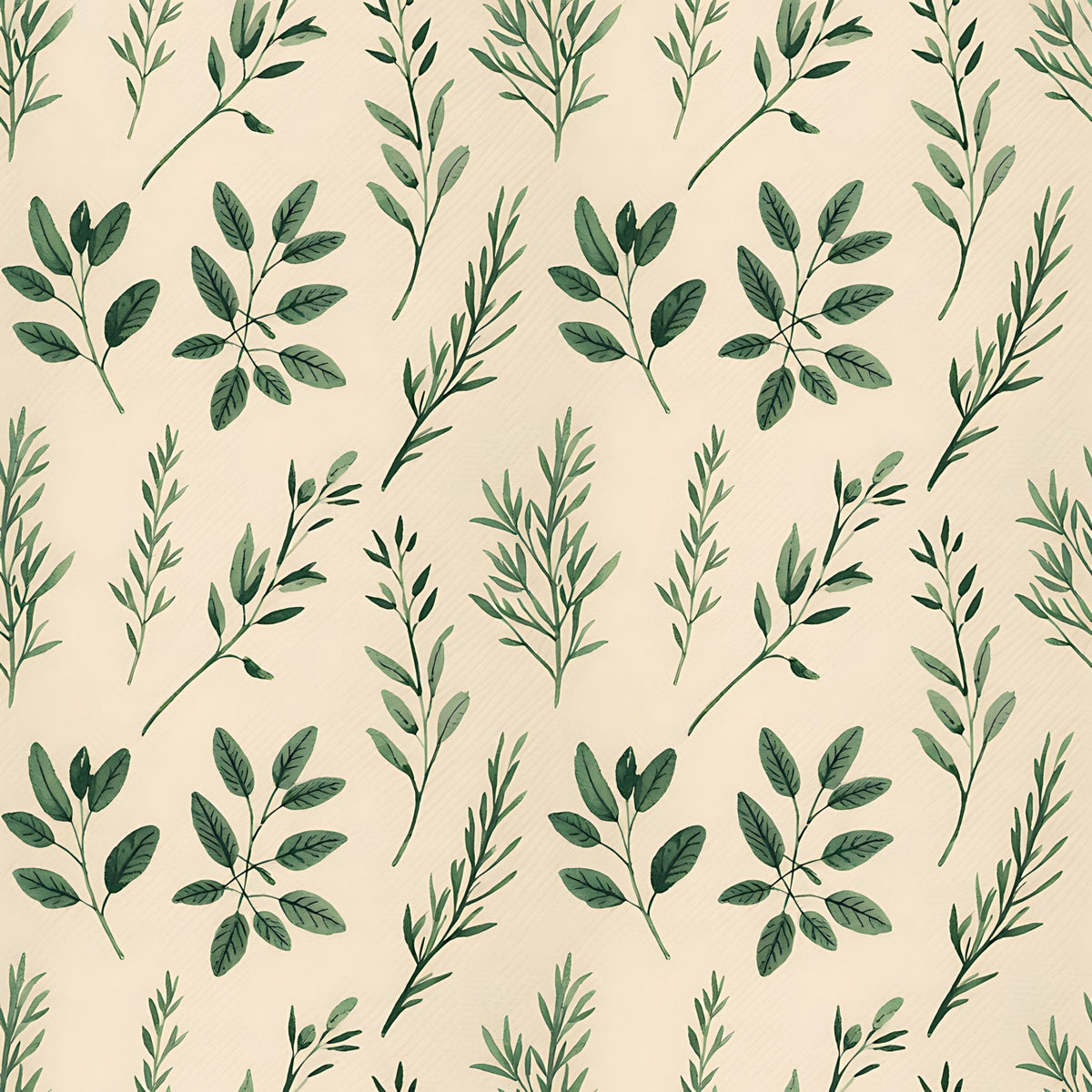 Rosemary Wreaths Pattern 37 Minky Fabric