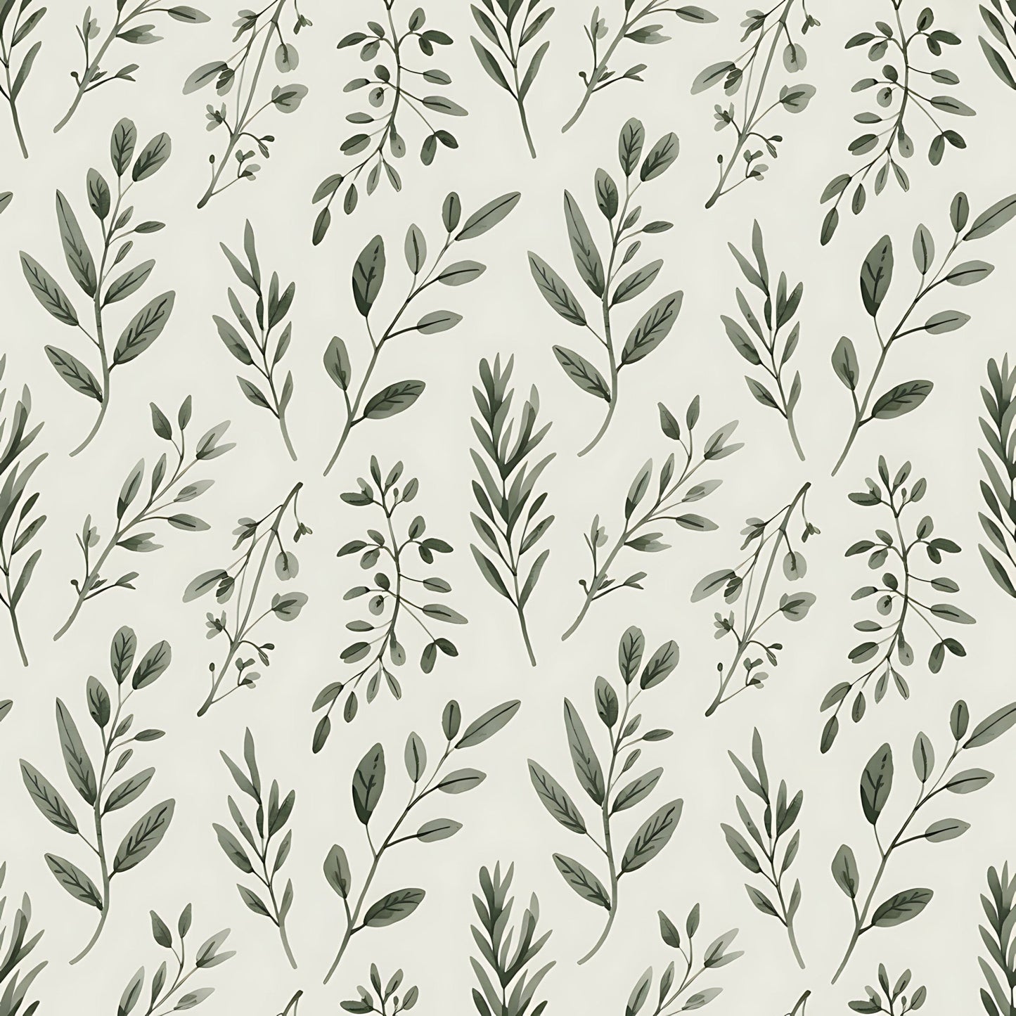 Farmhouse Kitchen Herbs Pattern 3 Quilting Cotton Fabric