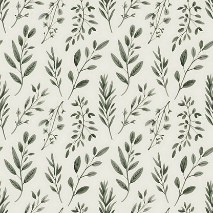Rosemary Wreaths Pattern 3 Minky Fabric