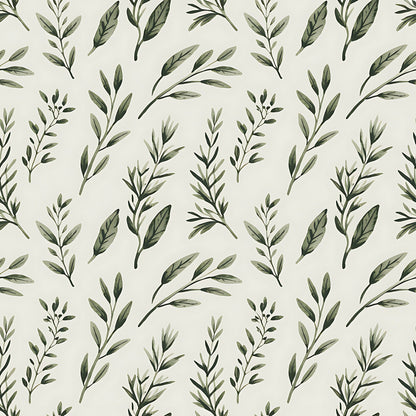 Rosemary Wreaths Pattern 4 Minky Fabric