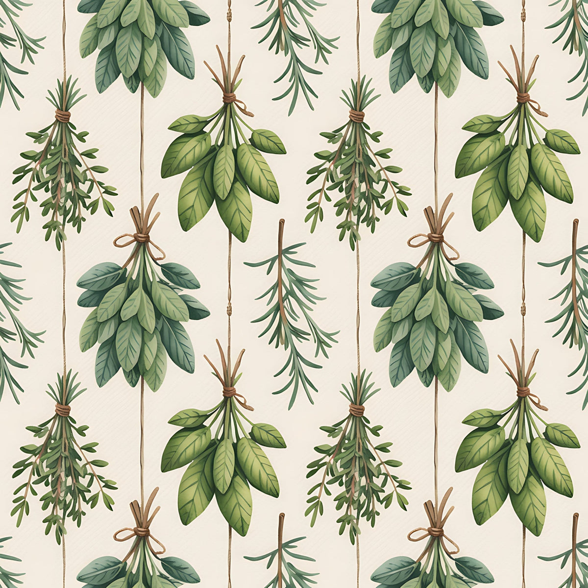 Rosemary Wreaths Pattern 5 Minky Fabric