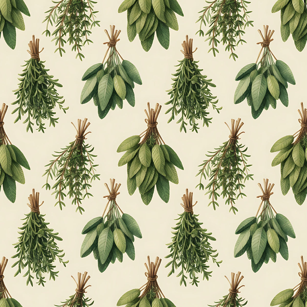 Rosemary Wreaths Pattern 8 Minky Fabric