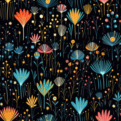 Midnight Sparklers Pattern 14 Minky Fabric