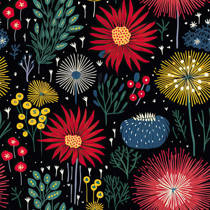 Midnight Sparklers Pattern 8 Minky Fabric