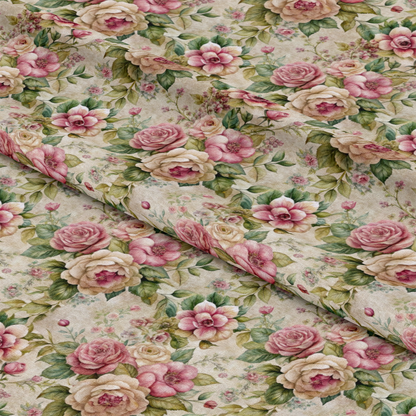Floral Ephemera Pattern 1 Quilting Cotton Fabric