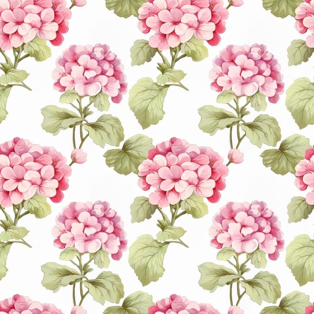 Floral Pink Cottage Gardens Pattern 1 Quilting Cotton Fabric