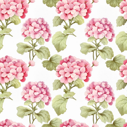 Floral Pink Cottage Gardens Pattern 1 Quilting Cotton Fabric