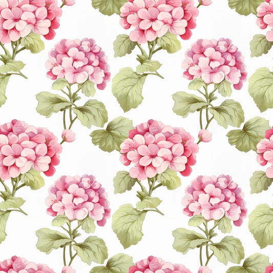 Floral Pink Cottage Gardens Pattern 1 Quilting Cotton Fabric