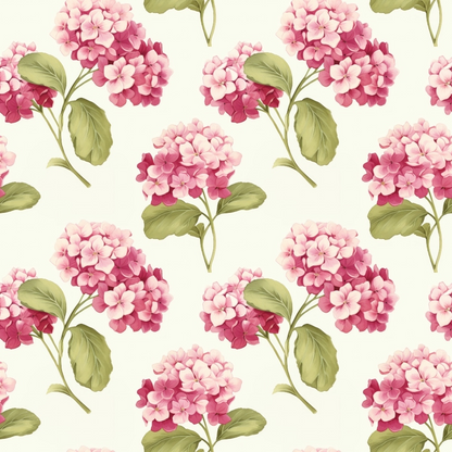 Floral Pink Cottage Gardens Pattern 4 Quilting Cotton Fabric