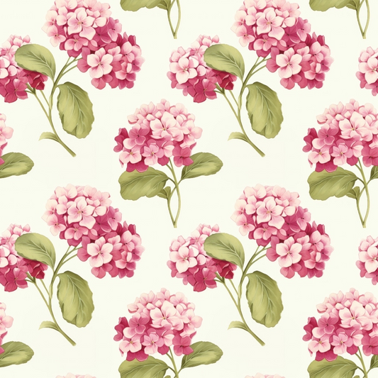 Floral Pink Cottage Gardens Pattern 4 Quilting Cotton Fabric