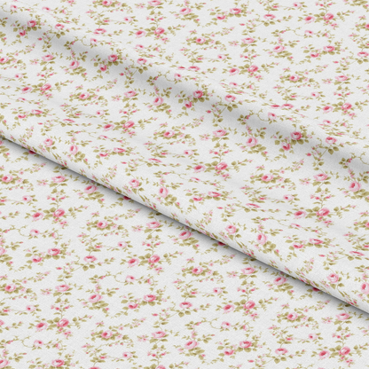 Floral Pink Cottage Gardens Pattern 6 Quilting Cotton Fabric