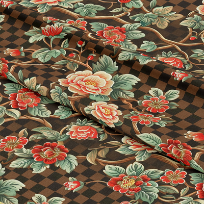 Floral Scrollwork Pattern 2 Quilting Cotton Fabric