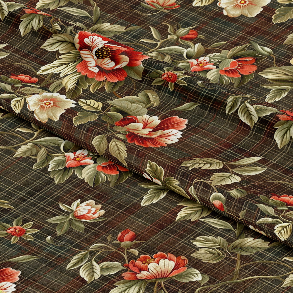 Floral Scrollwork Pattern 6 Quilting Cotton Fabric