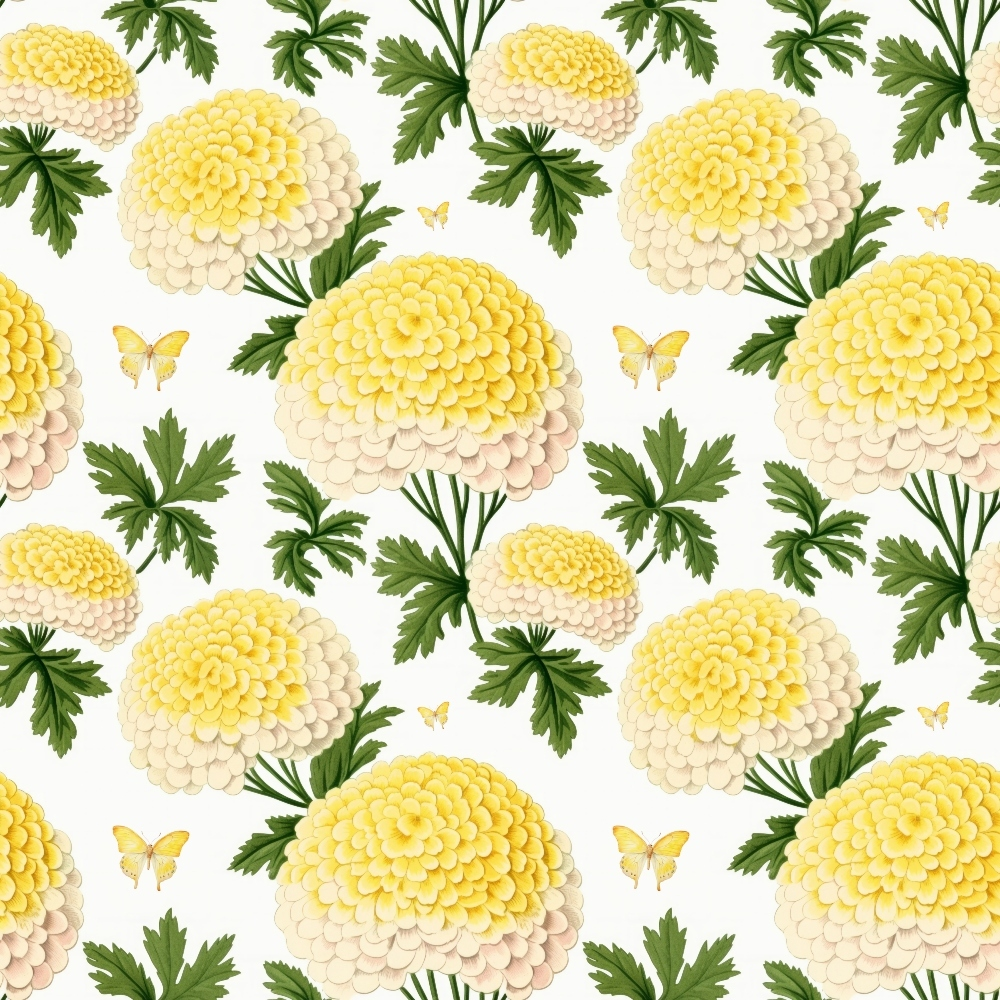 Sunlit Yarrow Pattern 11 Minky Fabric