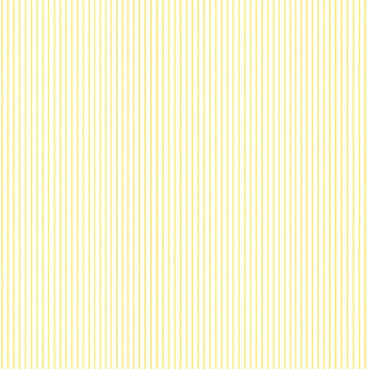 Floral Yellow Cottage Gardens Pattern 5 Quilting Cotton Fabric