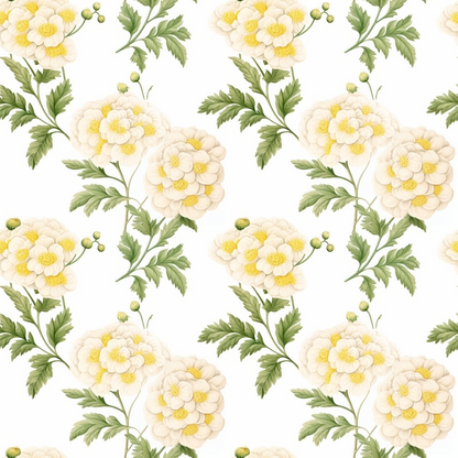 Sunlit Yarrow Pattern 7 Minky Fabric