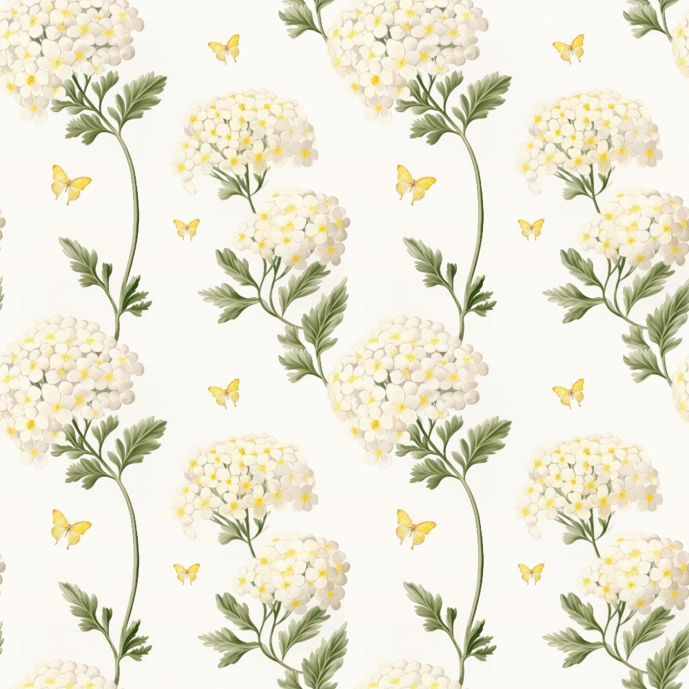 Sunlit Yarrow Pattern 9 Minky Fabric
