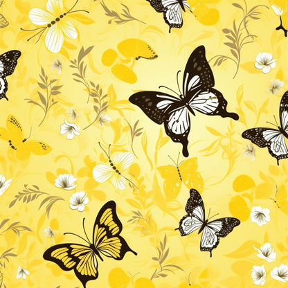 Flutter Garden Pattern 12 Minky Fabric