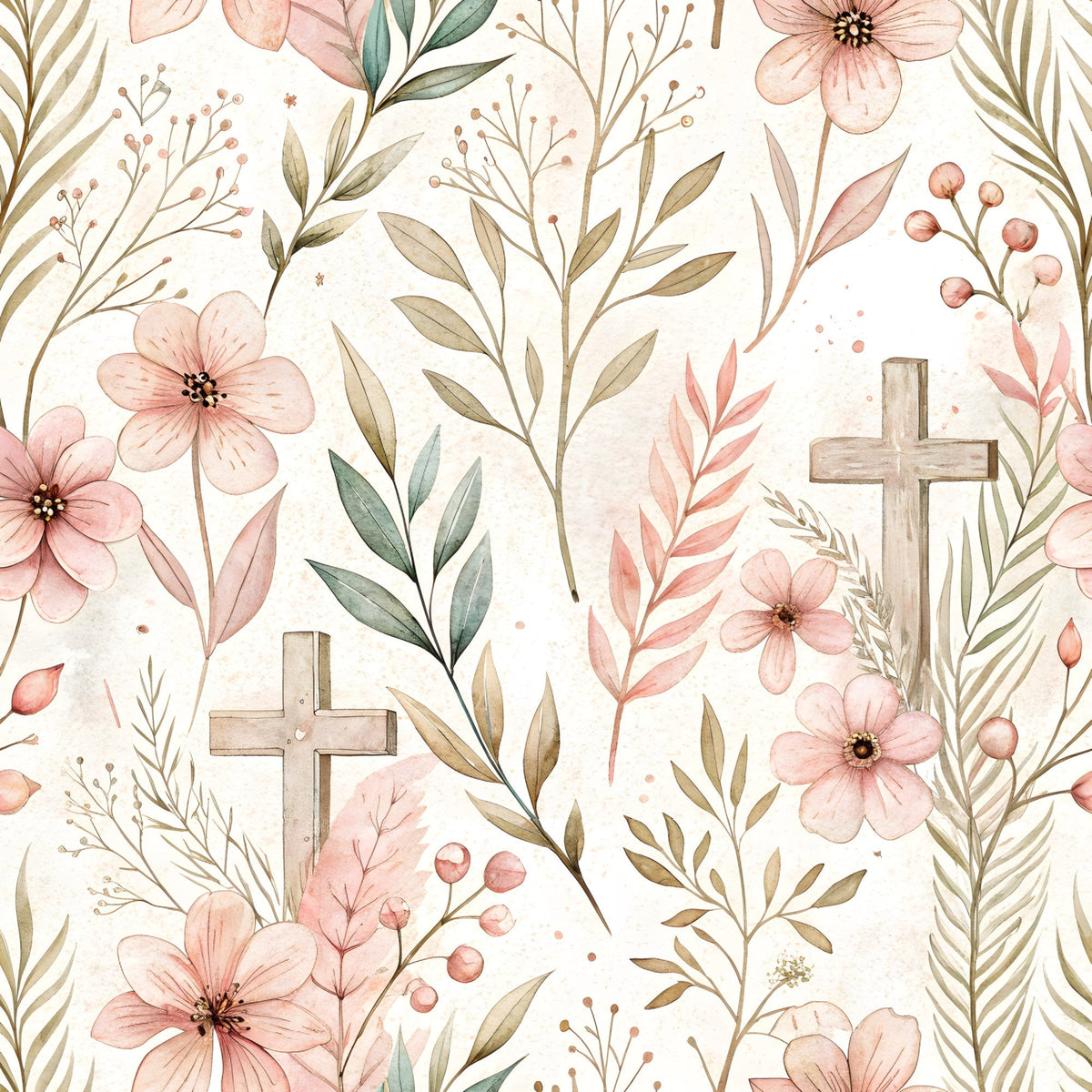 Sacred Meadow Pattern 10 Minky Fabric