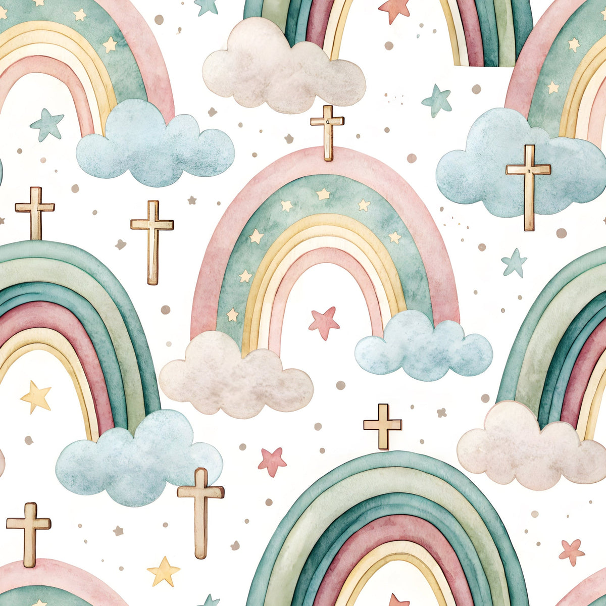 Sacred Meadow Pattern 2 Minky Fabric