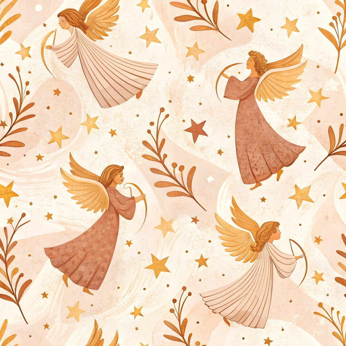 Sacred Meadow Pattern 7 Minky Fabric