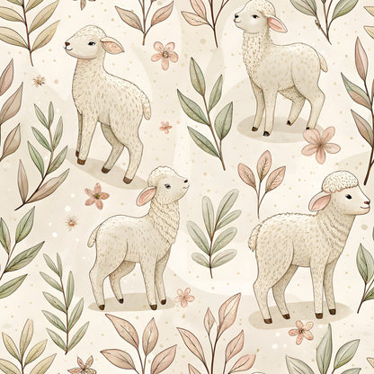 Floral Christian Faith Pattern 8 Quilting Cotton Fabric