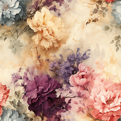 Painted Patina Pattern 2 Minky Fabric