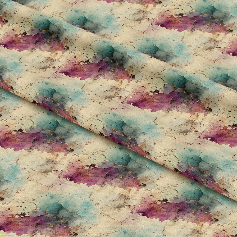 Flowers and Swirls Pattern 3 Quilting Cotton Fabric