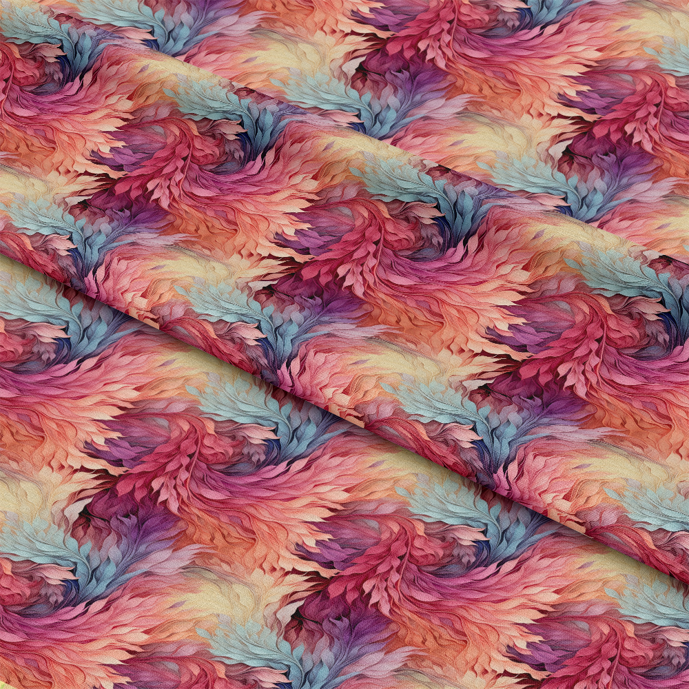 Flowers and Swirls Pattern 7 Quilting Cotton Fabric