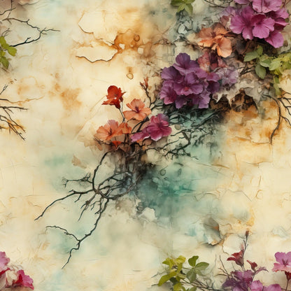 Painted Patina Pattern 8 Minky Fabric