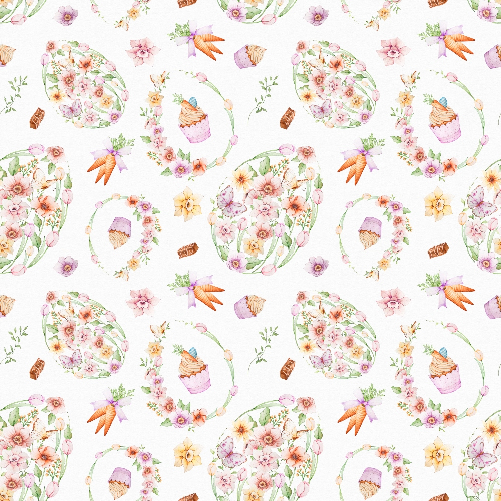 Springtime Sweets Pattern 1 Minky Fabric