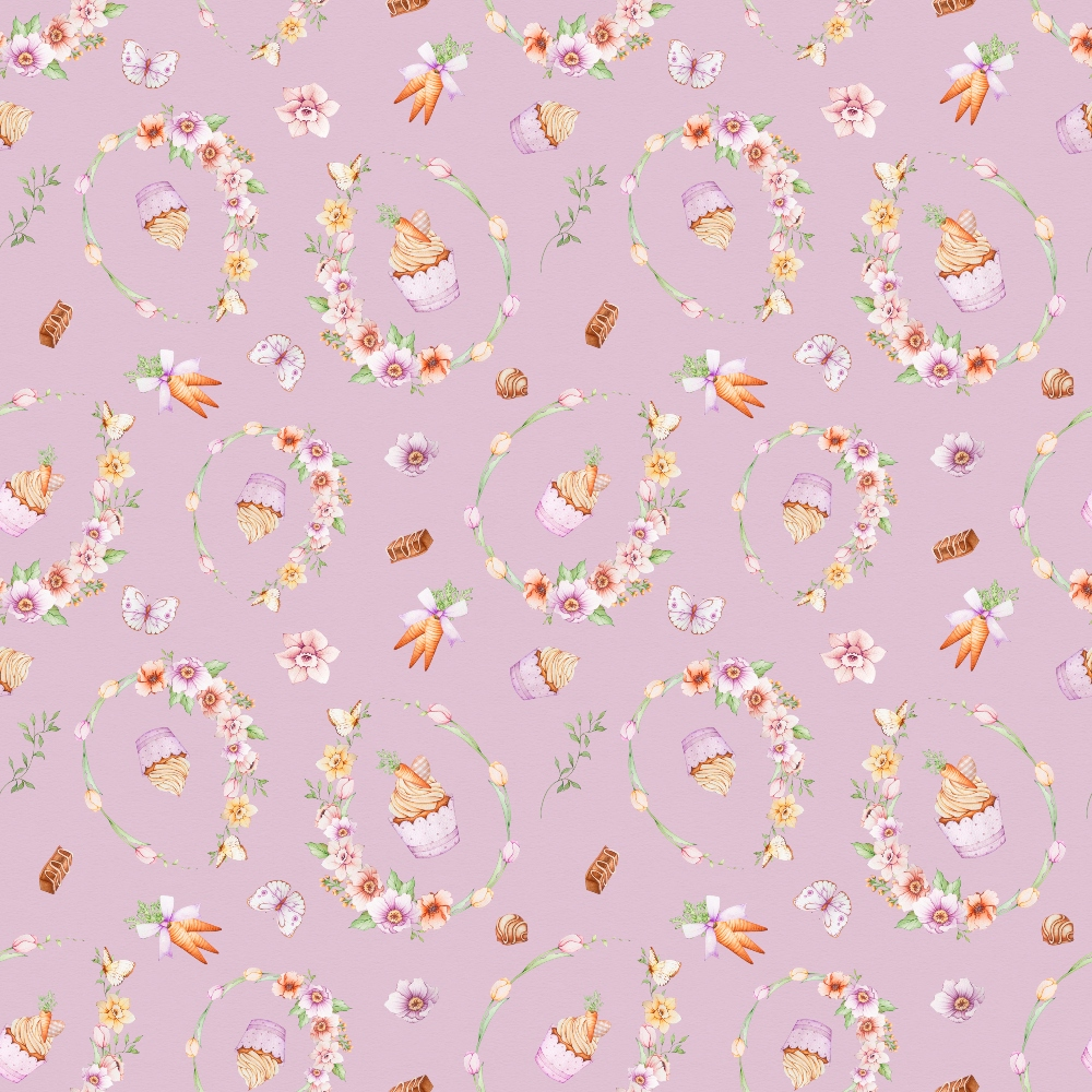 Springtime Sweets Pattern 4 Minky Fabric