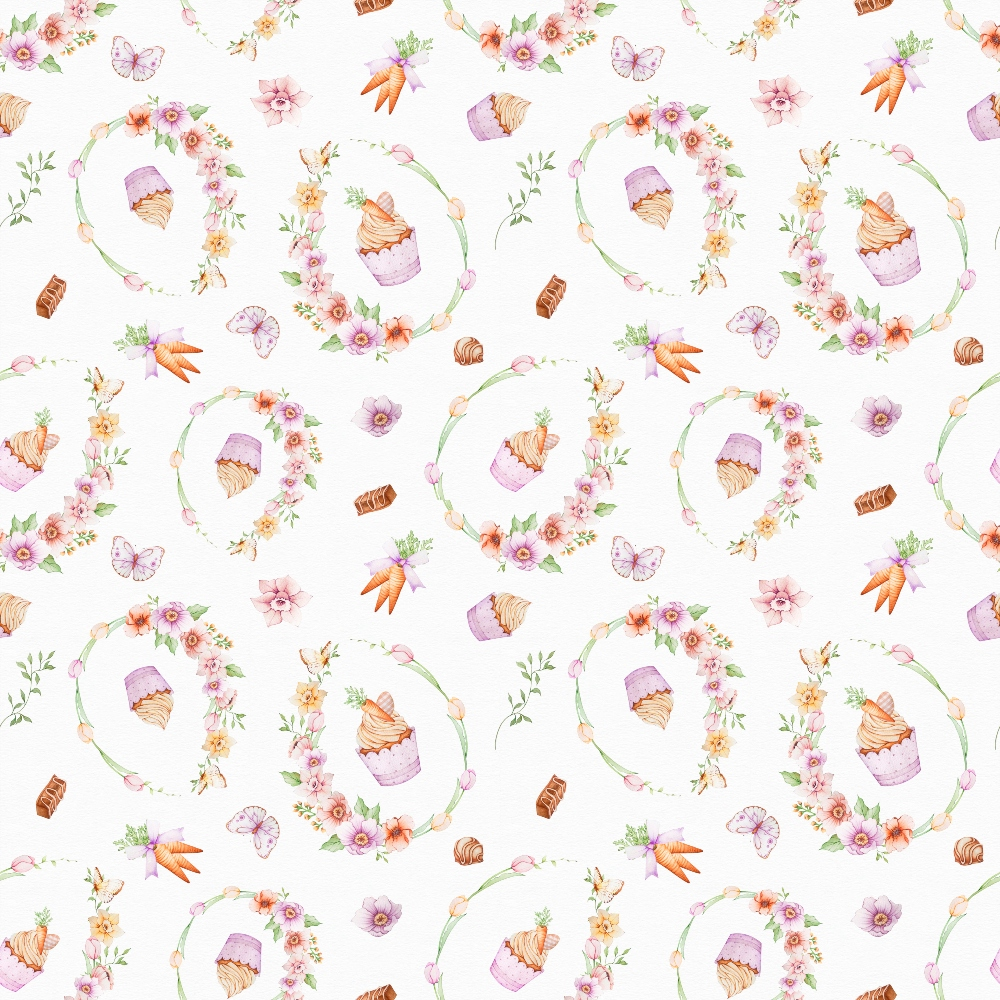 Springtime Sweets Pattern 5 Minky Fabric