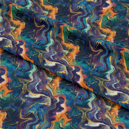 Fluid Fantasy Pattern 1 Quilting Cotton Fabric