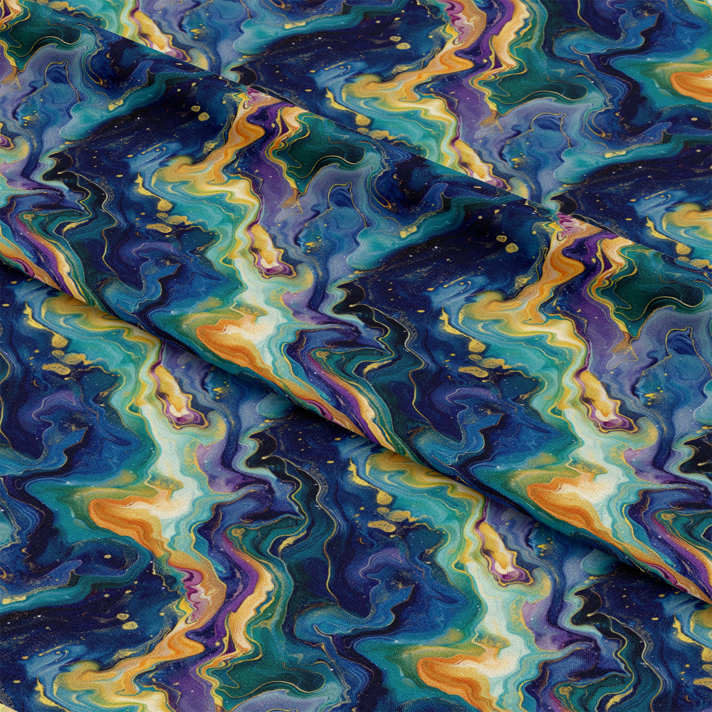 Fluid Fantasy Pattern 2 Quilting Cotton Fabric