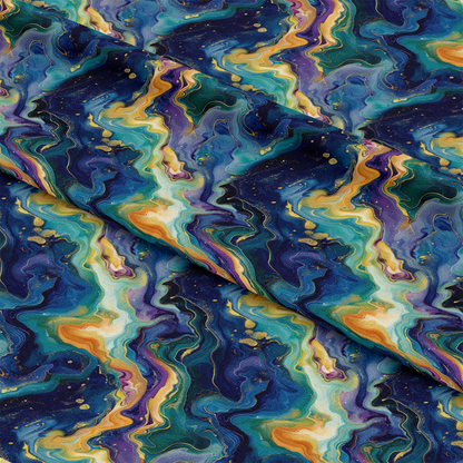 Fluid Fantasy Pattern 2 Quilting Cotton Fabric