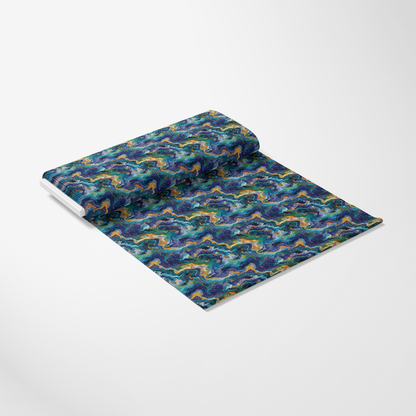 Fluid Fantasy Pattern 3 Quilting Cotton Fabric