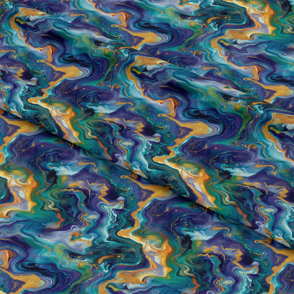 Fluid Fantasy Pattern 3 Quilting Cotton Fabric