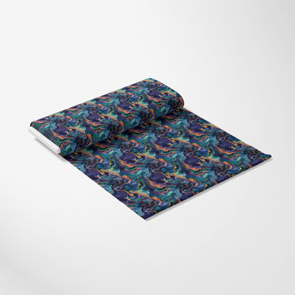 Fluid Fantasy Pattern 4 Quilting Cotton Fabric