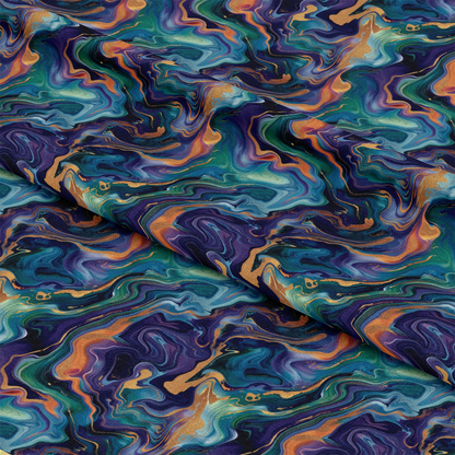 Fluid Fantasy Pattern 4 Quilting Cotton Fabric