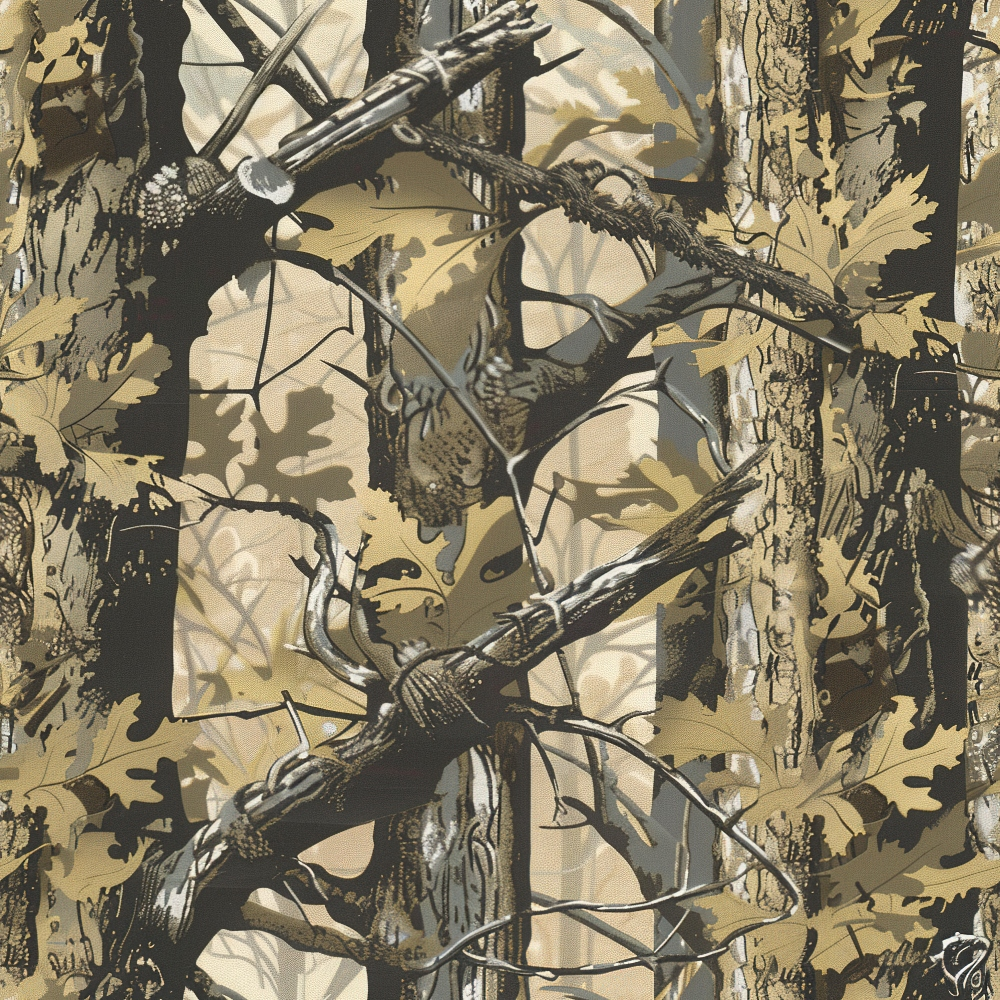 Deep Woods Pattern 5 Minky Fabric