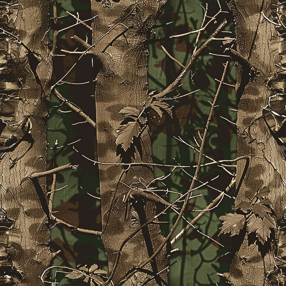 Deep Woods Pattern 6 Minky Fabric